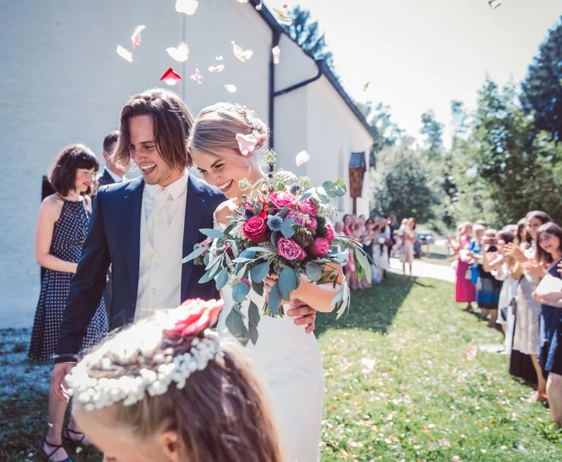 Romantische Hochzeitsfotos Bayern