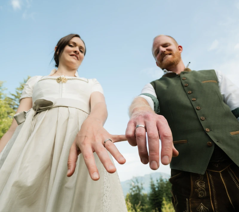 Hochzeitsfoto Brautpaar - Hochzeitsfotograf Hersbruck